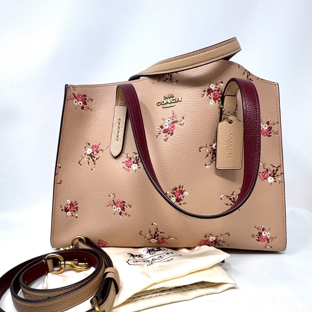 Coach Charlie Carryall Tote/Crossbody with Floral Print